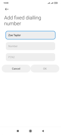 Press Number and key in the required phone number. Press Number and key in the required phone number.