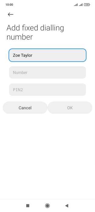 Press Number and key in the required phone number. Press Number and key in the required phone number.