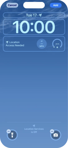 To customise the way the lock screen date is displayed, press the date widget and follow the instructions on the screen to select the required widget display mode. To customise the way the lock screen date is displayed, press the date widget and follow the instructions on the screen to select the required widget display mode.