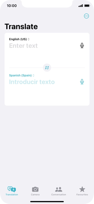Press the first drop down list.