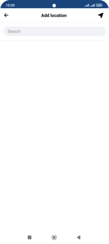 Press the search field and key in the required search word.