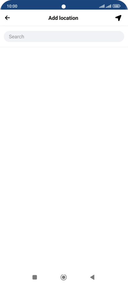 Press the search field and key in the required search word.