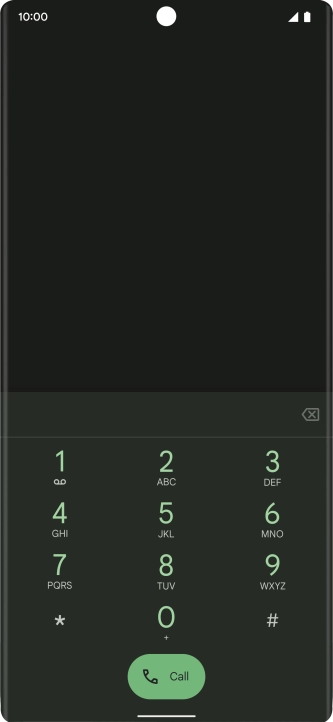 Press and hold number key 1 to call voicemail. Follow the instructions to listen to your messages.