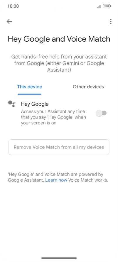 Press the indicator next to Press the indicator next to