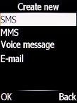 Select SMS.