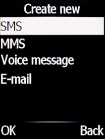 Select SMS.
