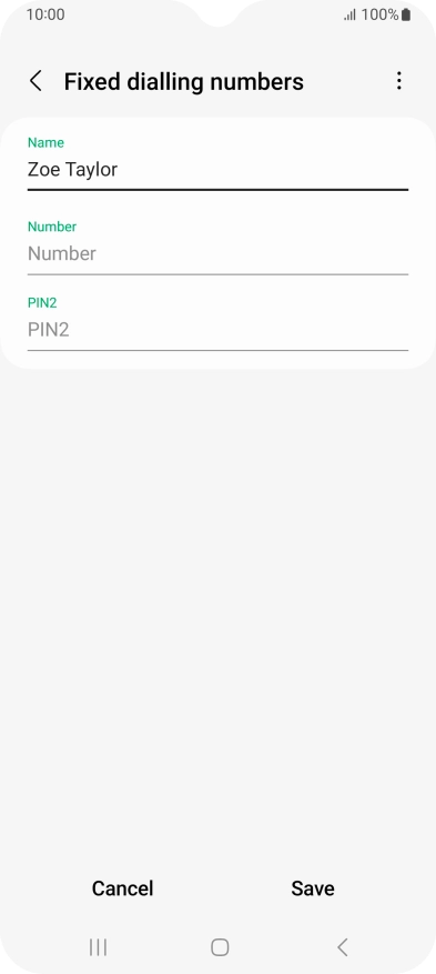 Press Number and key in the required phone number. Press Number and key in the required phone number.