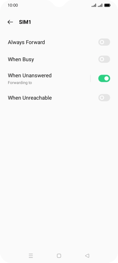 Press the Home key to return to the home screen. Press the Home key to return to the home screen.