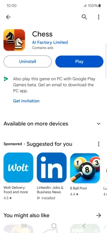 Press the Home key to return to the home screen.