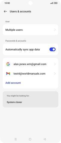 Press the Home key to return to the home screen.