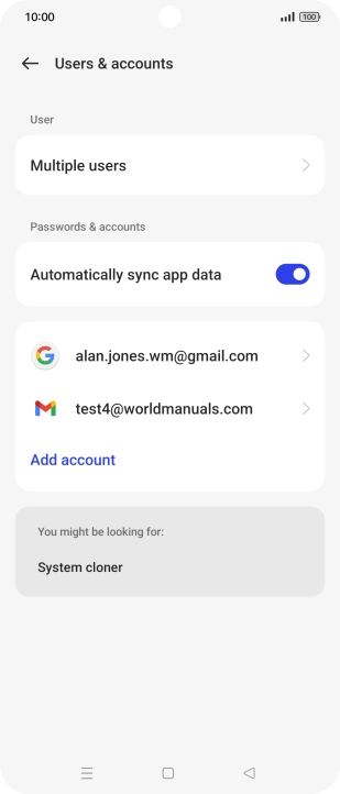 Press the Home key to return to the home screen.
