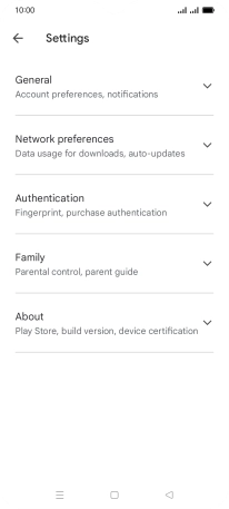 Press Network preferences.