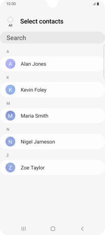 Press the field above 