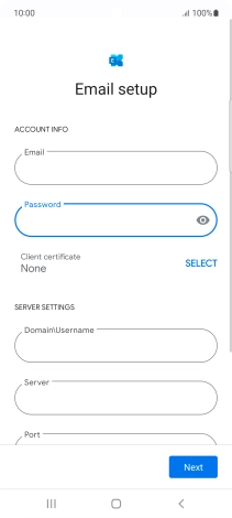 To turn on the function, press SELECT and follow the instructions on the screen to install the required certificate.