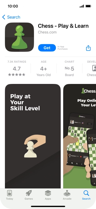 Press Get and follow the instructions on the screen to install the app. Press Get and follow the instructions on the screen to install the app.