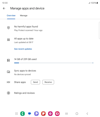Press Manage. Press Manage.