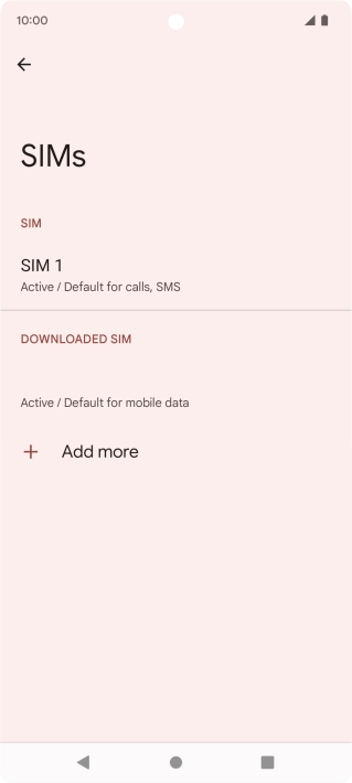 Press the required price plan. Press the required price plan.