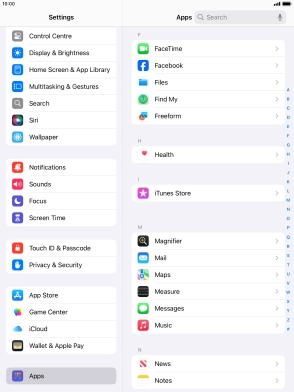 Press FaceTime. Press FaceTime.