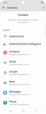 Press the required app.