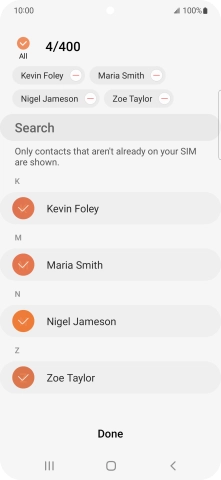 Press Done. Press Done.