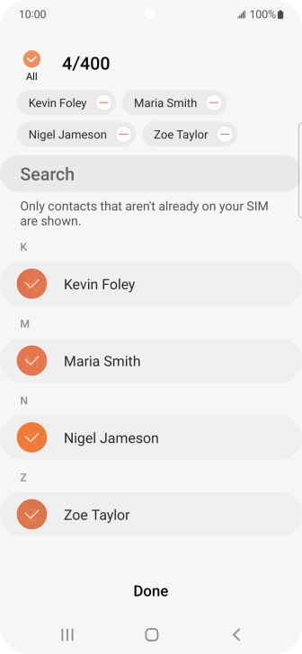 Press Done. Press Done.