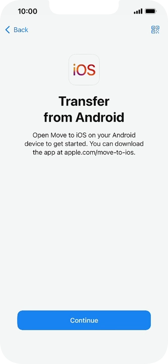 To transfer content to your phone, you need to install the app To transfer content to your phone, you need to install the app