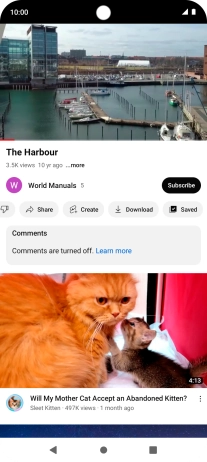 Press the Home key to return to the home screen.