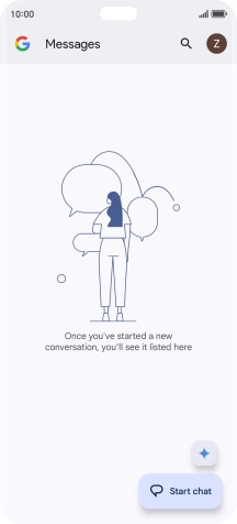 Press the profile icon.