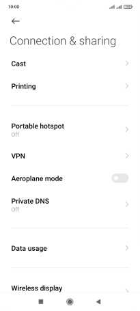 Press Portable hotspot. Press Portable hotspot.