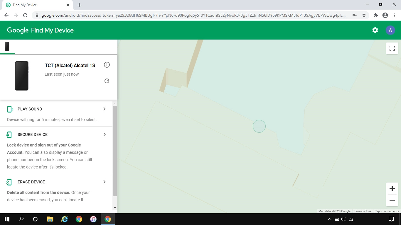 Click the required device.
