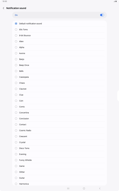 Press the required message tones to hear them. Press the required message tones to hear them.