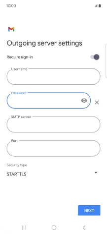 Press the field below 