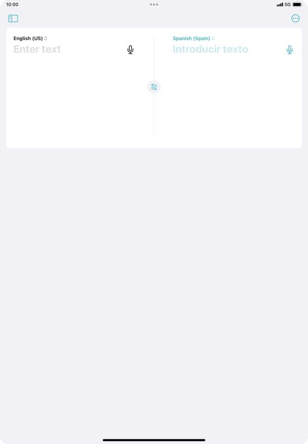 Press the first drop down list.