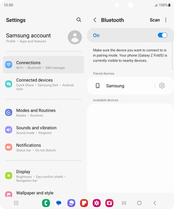 Press the Home key to return to the home screen. Press the Home key to return to the home screen.