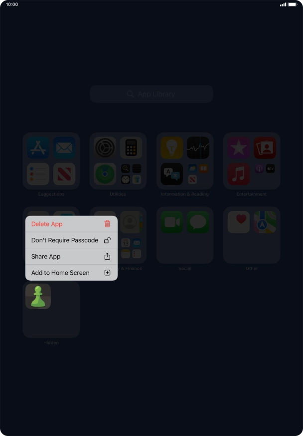Press Don't Require Passcode.