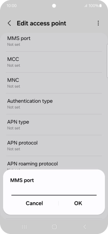Key in 8799 and press OK.