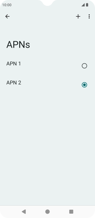 Press the Home key to return to the home screen.