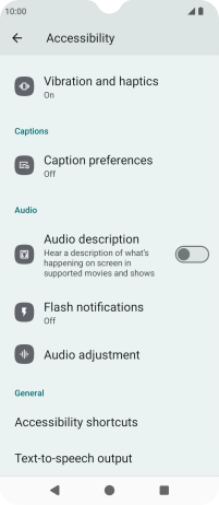 Press the required category below 