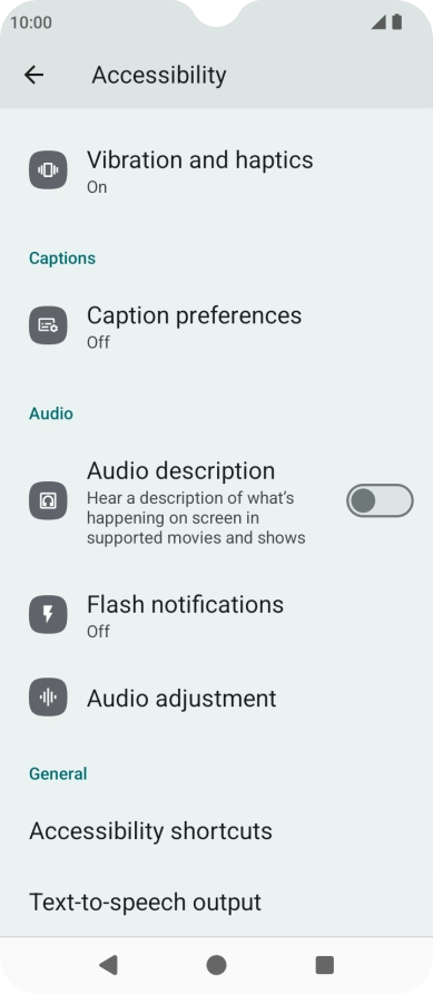 Press the required category below 