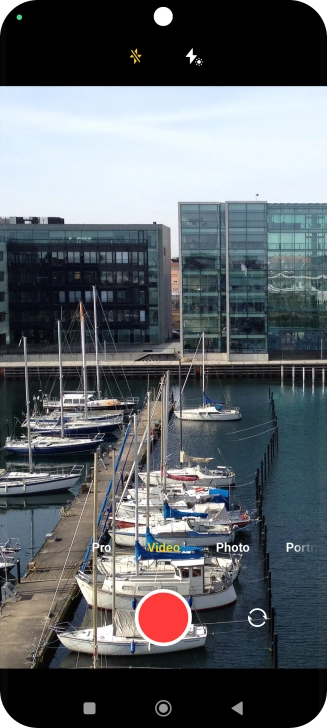 Press the required setting.