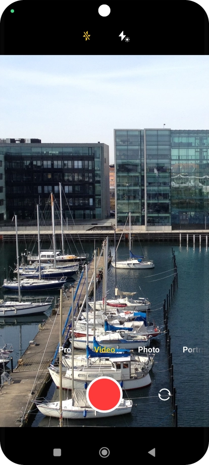 Press the required setting.