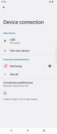 Press the Home key to return to the home screen.