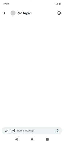 Press the text input field.