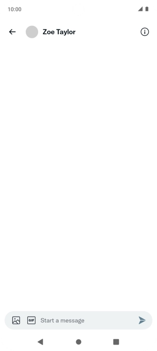 Press the text input field.