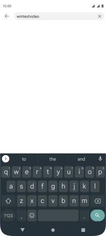 Key in the required search word and press the search icon.