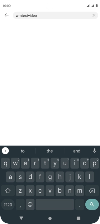 Key in the required search word and press the search icon.