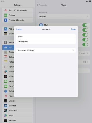 Press Advanced Settings. Press Advanced Settings.