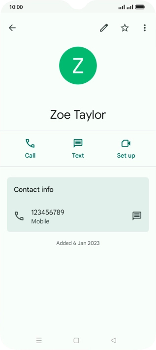Press the Home key to return to the home screen.