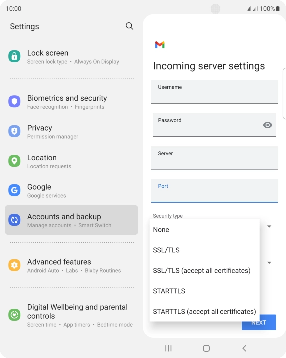 Press None. Press None.