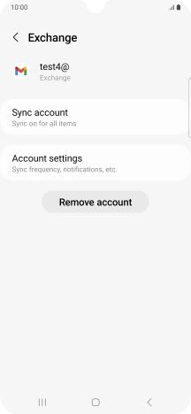 Press Remove account.